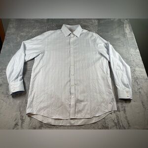 Charles Tyrwhitt Dress Shirt Mens Non-iron Classic Fit 17/36 Button Up Cotton